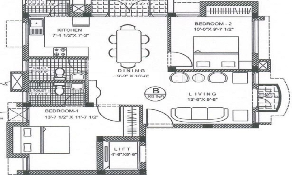 Pushkar Properties The West Gate Bridge Floor Plan