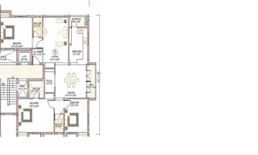 Pushkar Properties Pushkar Sreenivas Floor Plan