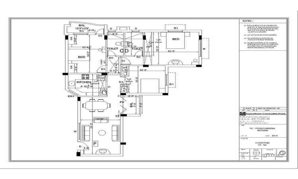 Rajarathnam Prince Gardenia Floor Plan