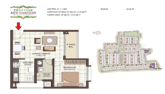 Prestige Kew Gardens Floor Plan