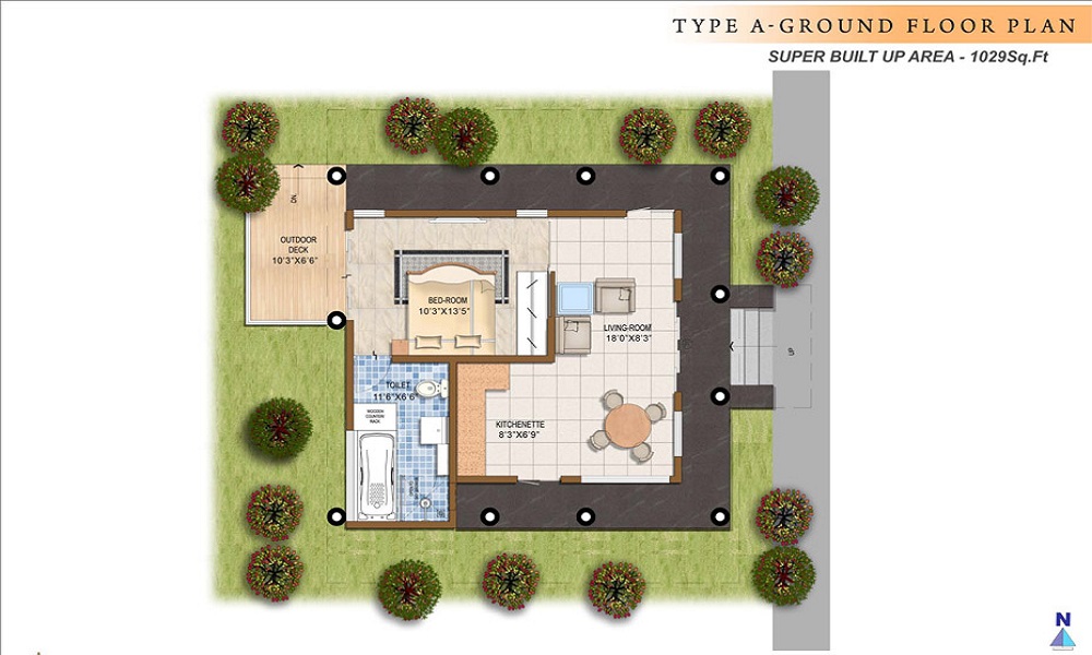 Prestige Hillside Retreat Floor Plan