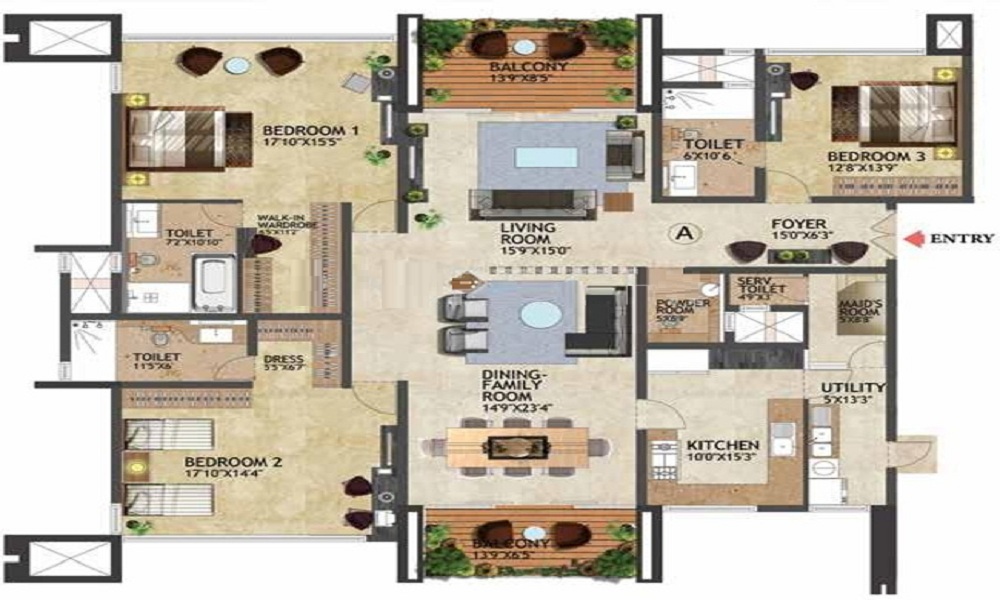 Prestige Kenilworth Floor Plan