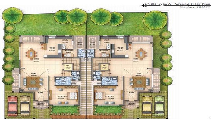 Prestige Bougainvillea Floor Plan