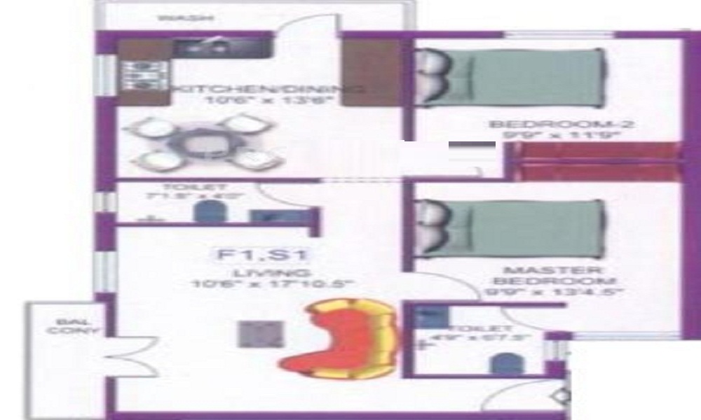 Sabarrisa Homes Varahis Nest Zamin Floor Plan