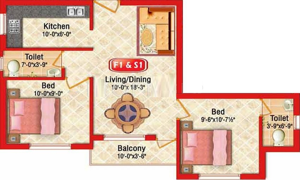 Sankar Builders Yatra Floor Plan