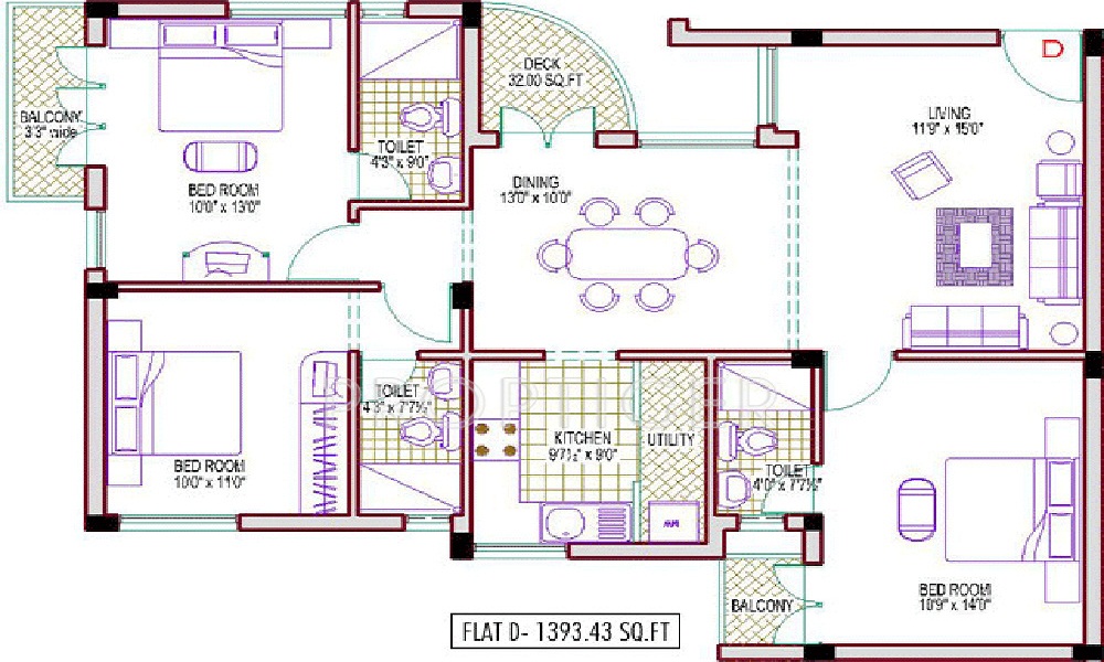 Shree Ayshwarya Prapancha Floor Plan