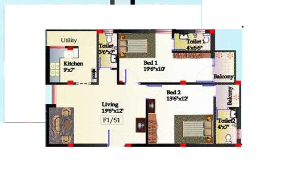 Shri Janani Homes Raghav Enclave Floor Plan