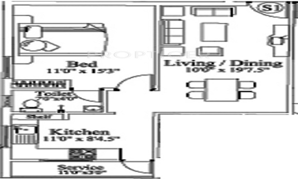 Shriram Builders Aashirvad Apartment Floor Plan