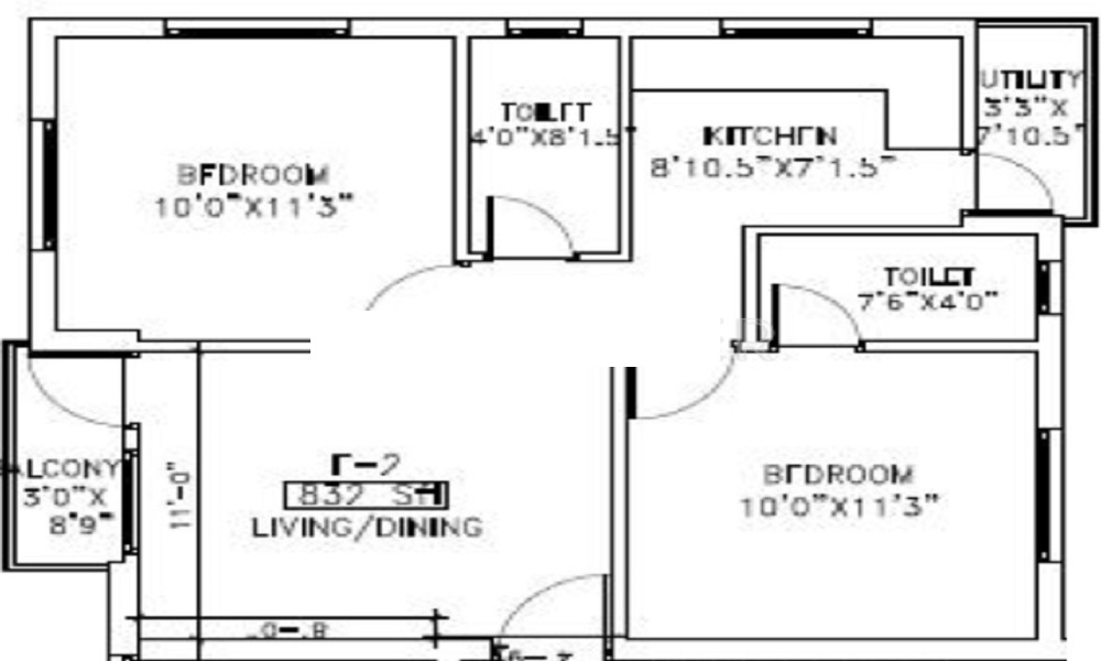 Shriram Builders Srishti Apartments Floor Plan