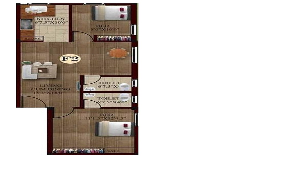 Sri Devi Rachana Apartment Floor Plan