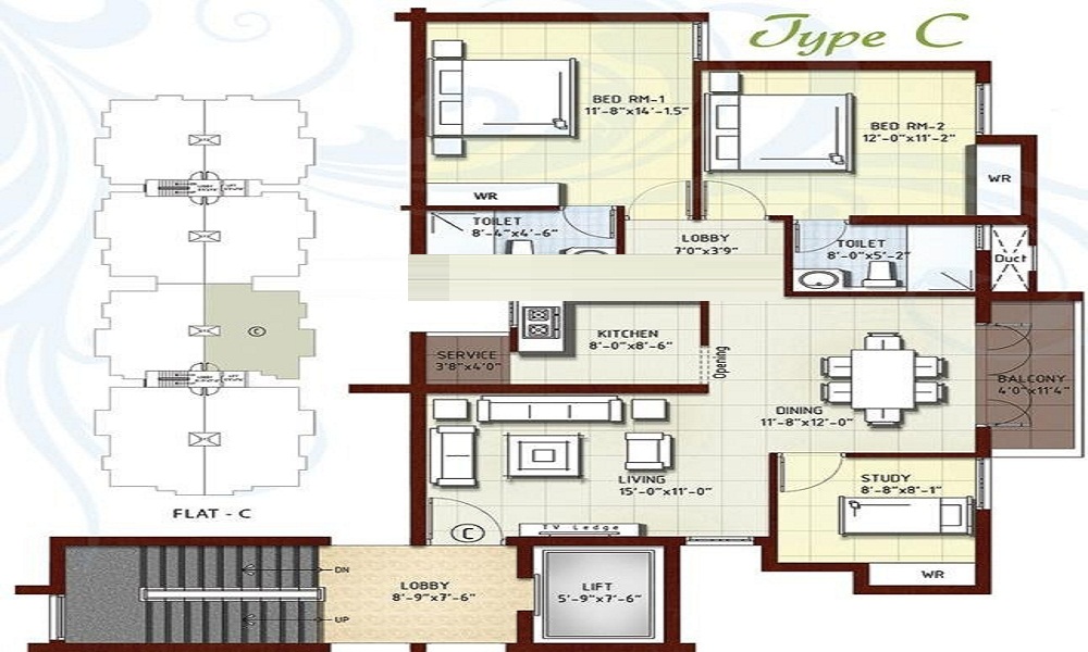 Srivilas Constructions Roopam Floor Plan