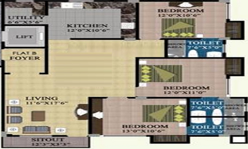 Sumanth Sreshta Grande Floor Plan