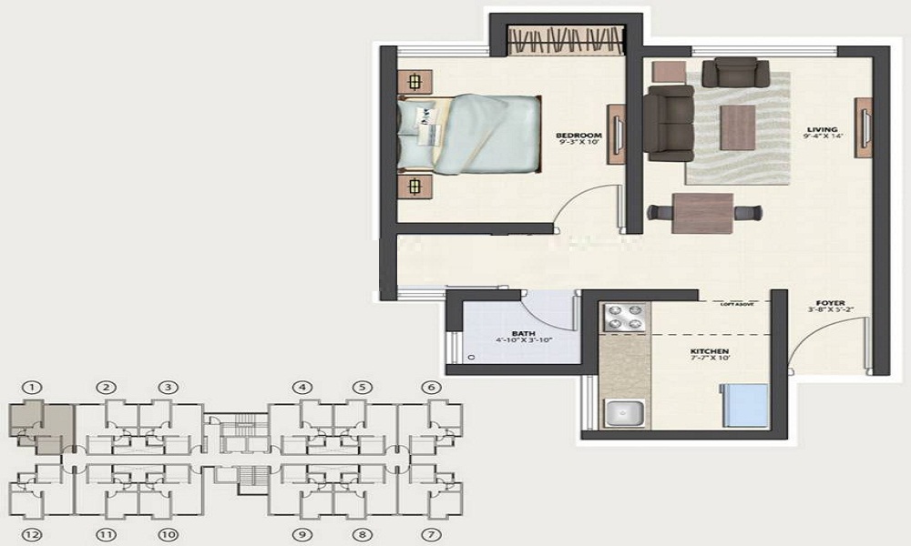 TATA Housing Crescent Lake Homes Floor Plan