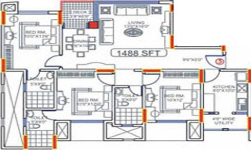 TVH Lumbini Square Floor Plan