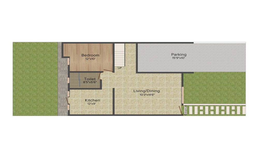 Unitech Palm Villas Floor Plan
