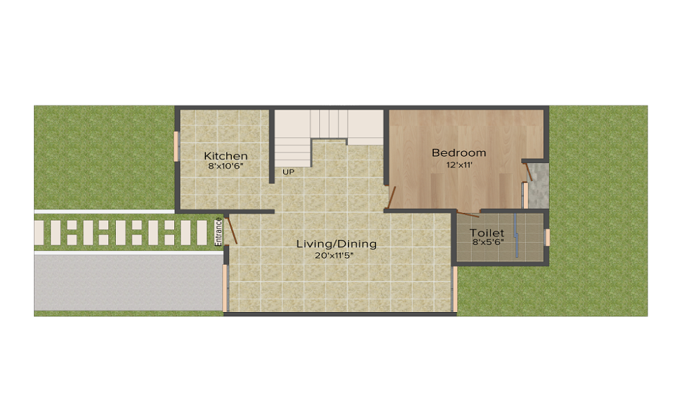 Unitech Palm Villas Floor Plan