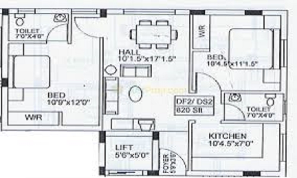 Vinoth Versa Floor Plan