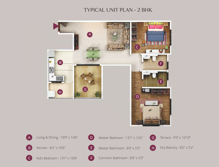 Gera Affinia Floor Plan