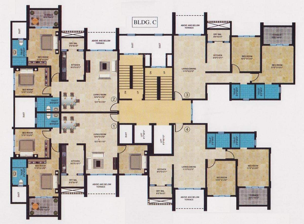 Sheth Realty Tiara Floor Plan