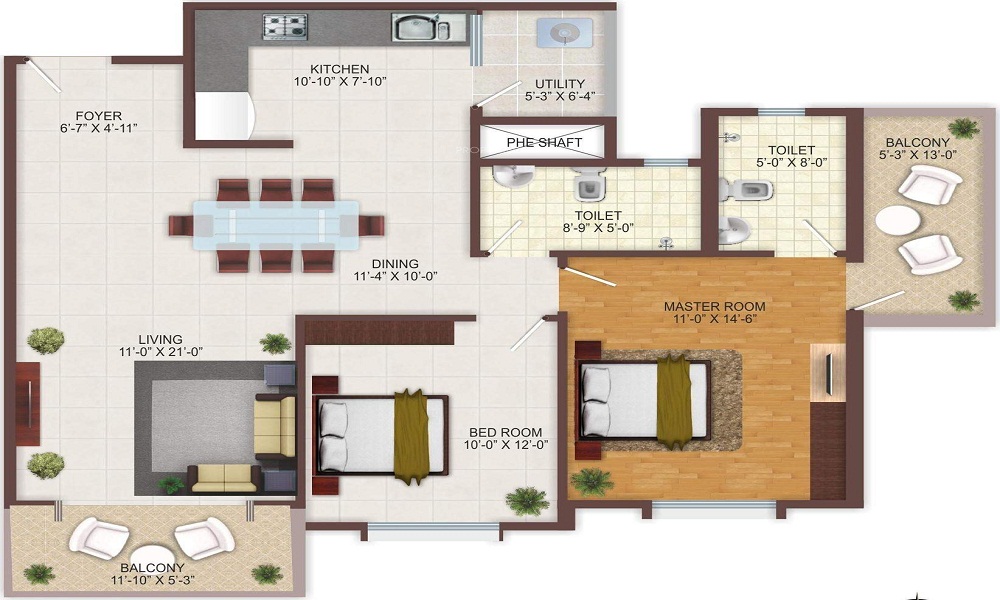 Antony Gateway Ph II Floor Plan