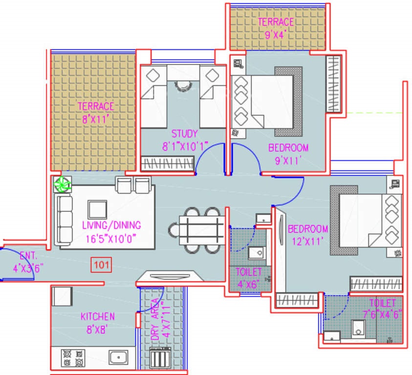 Majestique City Floor Plan