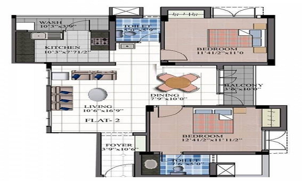 Dakshin Dakshin Deepali Floor Plan