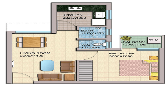 Paranjape Schemes Azure Floor Plan