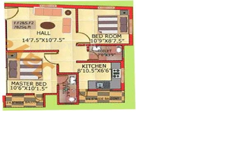 Jayam Foundations JAYAM MITHRA Floor Plan