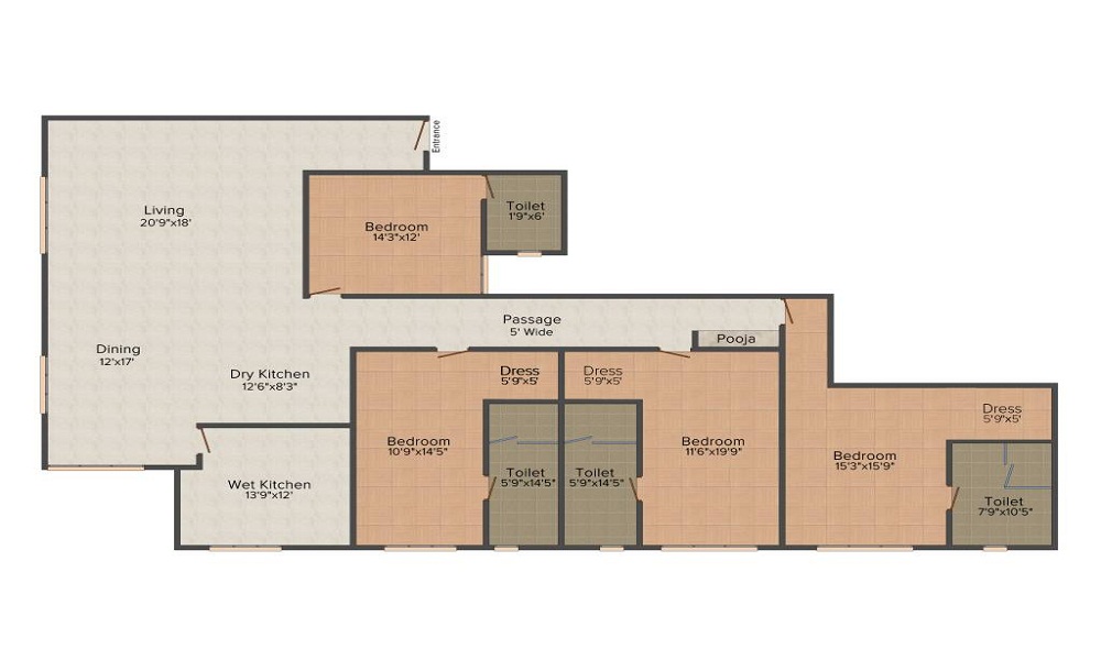Maangalya Maplewood Floor Plan