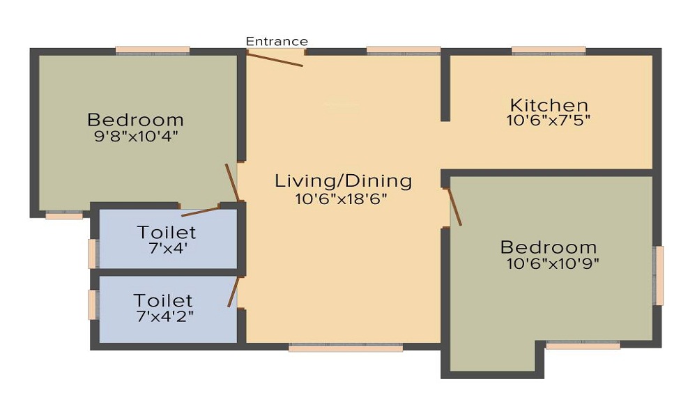 Mettupakkam Foundations MF Orchid Floor Plan