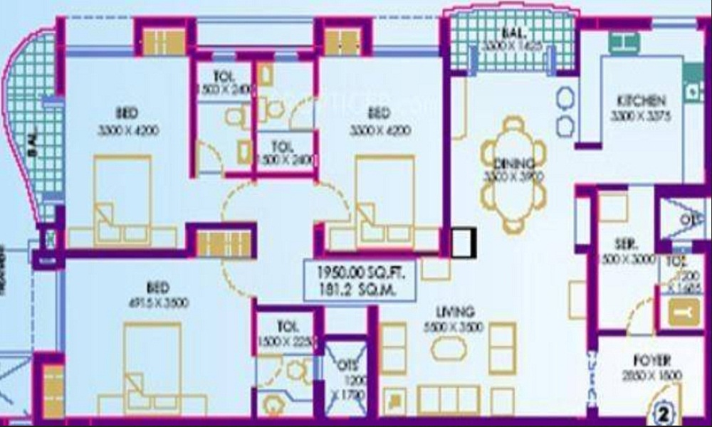 Navin Dayton Heights Floor Plan