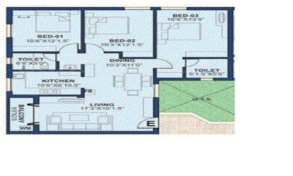 Rajarathnam RC Blossoms Floor Plan