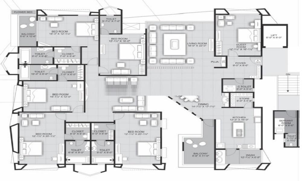 Jaypee Greens Kingswood Oriental Floor Plan