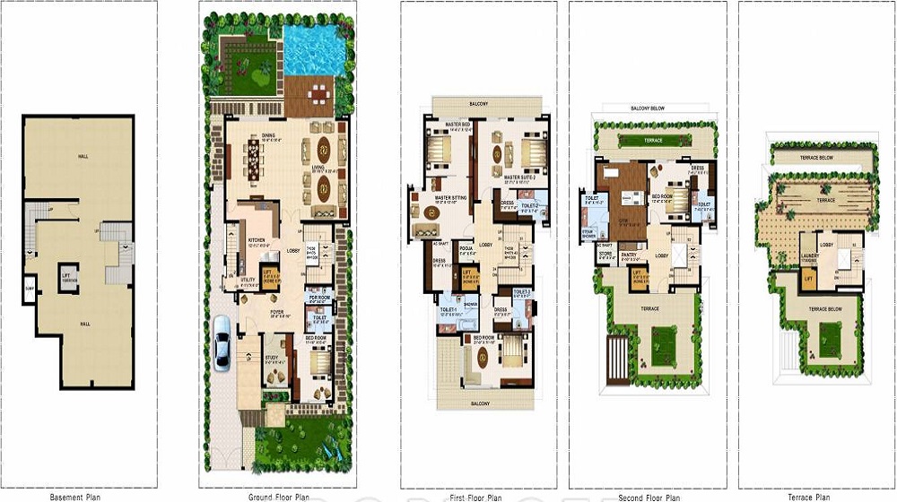 Anant Raj Manor Villas Floor Plan