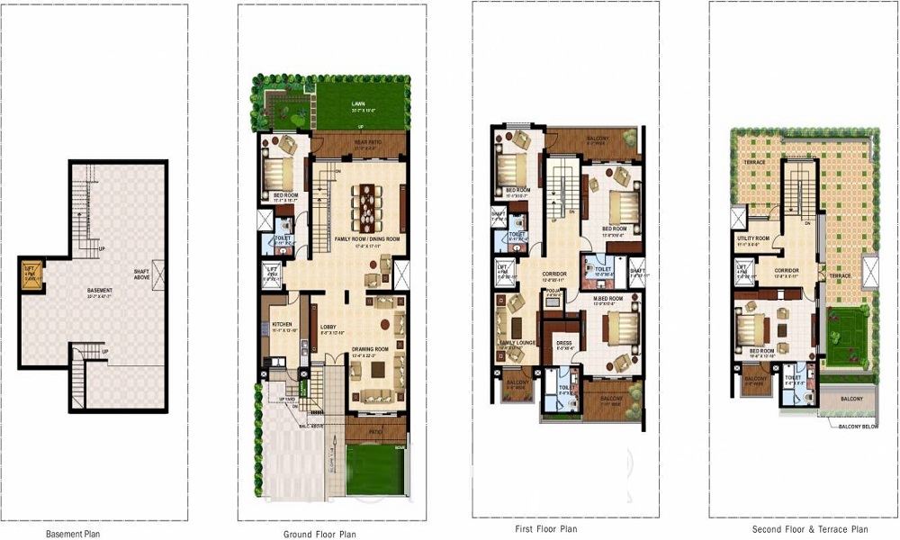Anant Raj Manor Villas Floor Plan