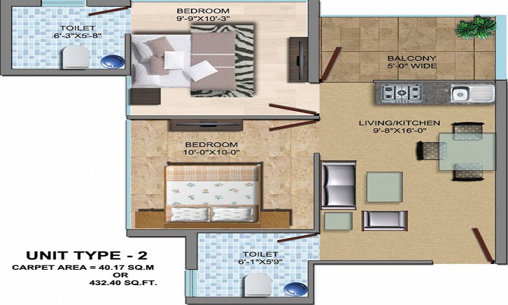 SRS Palm Homes Floor Plan