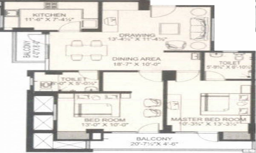 Tirupati Nilay Floor Plan