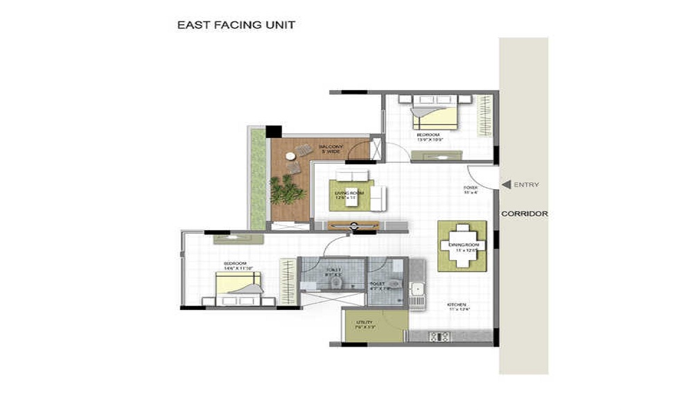 Prisha Orchids Floor Plan