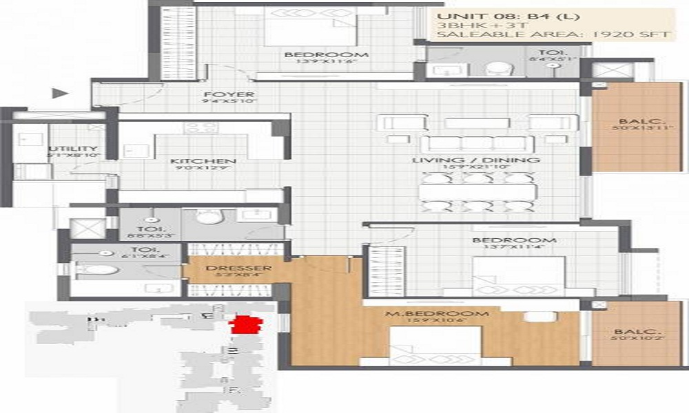 DNR Reflection Floor Plan