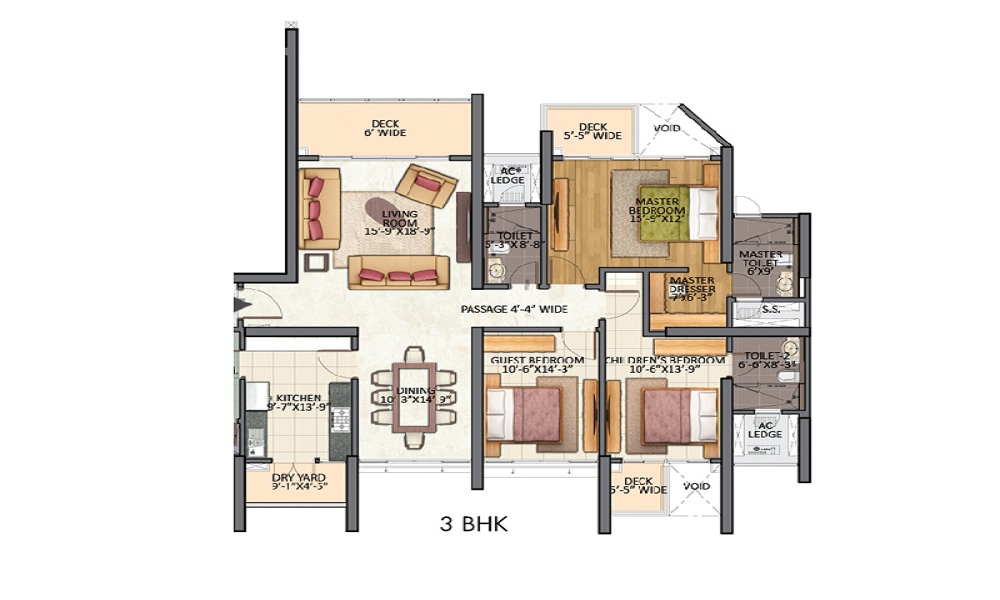 Equinox Waters Edge Floor Plan