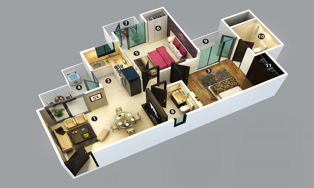 Omaxe Green Meadow Villa Floor Plan