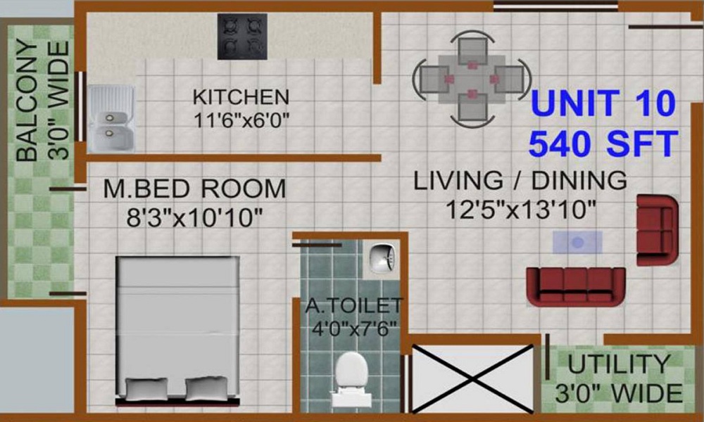 Prabhavathi Ridge Floor Plan