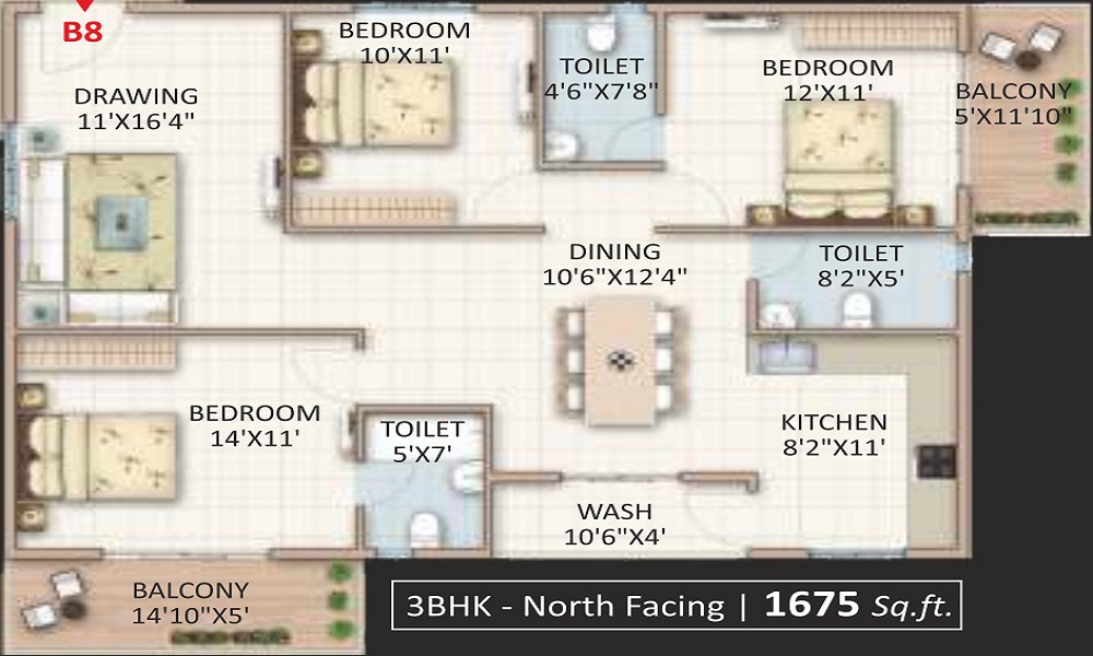 DS Max Senorita Floor Plan