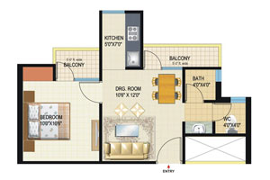 Amrapali Dream Valley Floor Plan