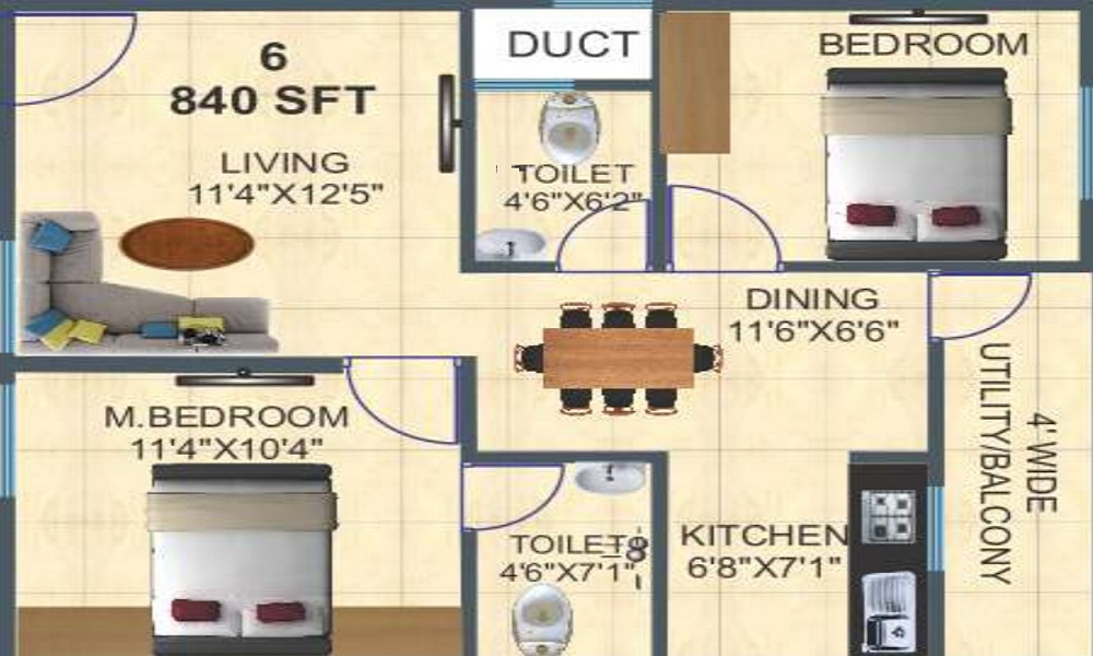 Sai Ashirwadh Paradise Floor Plan