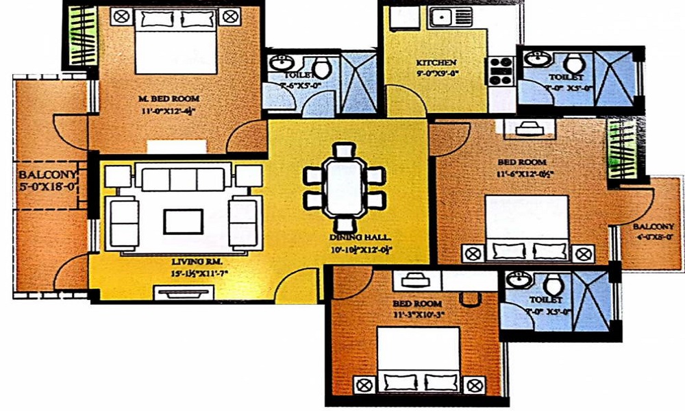 Roots Courtyard Floor Plan
