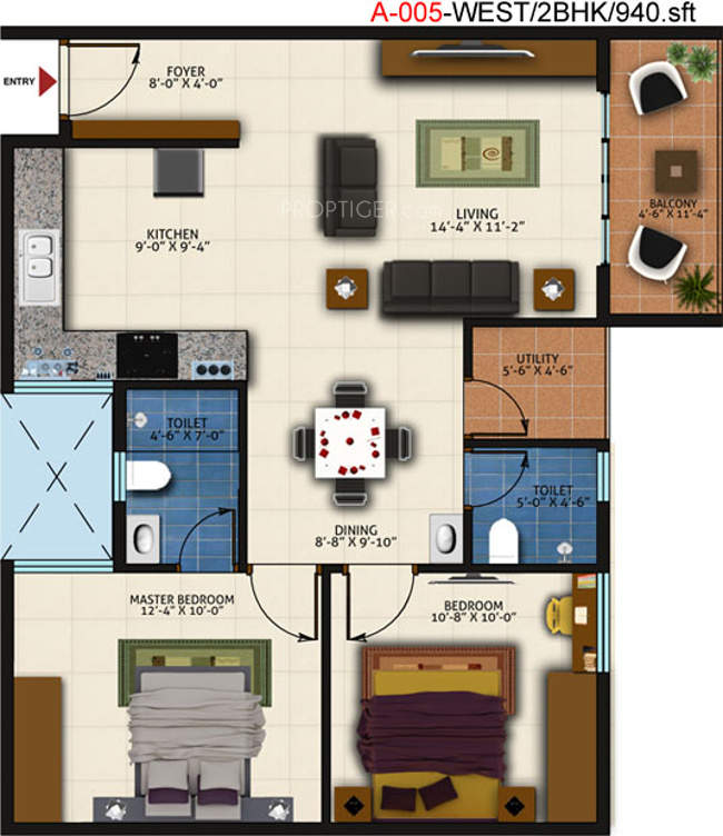 PNR SLV Hights Floor Plan