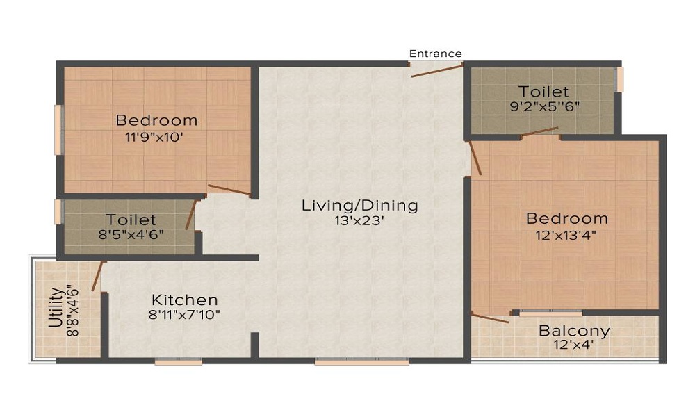 Kumari Tusti Floor Plan