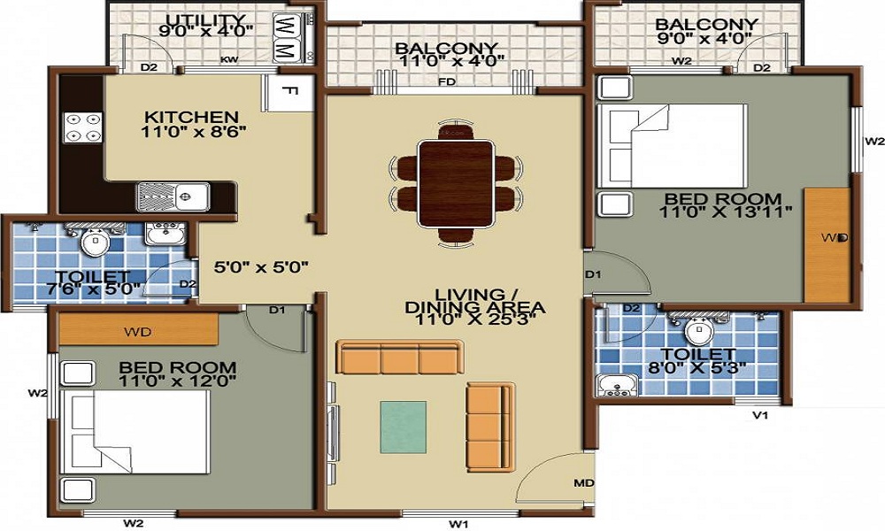 Confident Sagitta Floor Plan