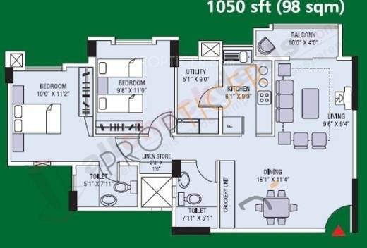 Prabhavathi Pride Floor Plan